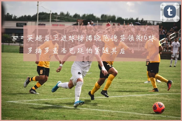 英超后卫进球榜揭晓范德芬领衔6球罗梅罗查洛巴廷伯紧随其后